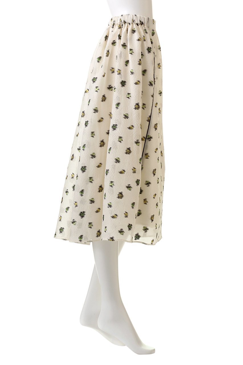 【デザイン ワークス/DESIGN WORKS】のフラワーカットJQタックスカート 人気、トレンドファッション・服の通販 founy(ファニー) 　ファッション　Fashion　レディースファッション　Fashion for Women　スカート　Skirts　ロングスカート　Long Skirts / Maxi & Midi Skirts　おすすめ　Recommended / Our Picks　ギャザー　Gathered, Ruffled　シンプル　Simple, Minimal　ジャカード／ジャガード　Jacquard, Woven Pattern　セットアップ　Set-Up, Coordinated Outfit　フラワー　Flower, Floral　ロング　Long, Long-Length　エレガント 上品　Elegant　other-3|ID: prp329100004607661 ipo3291000000035550945