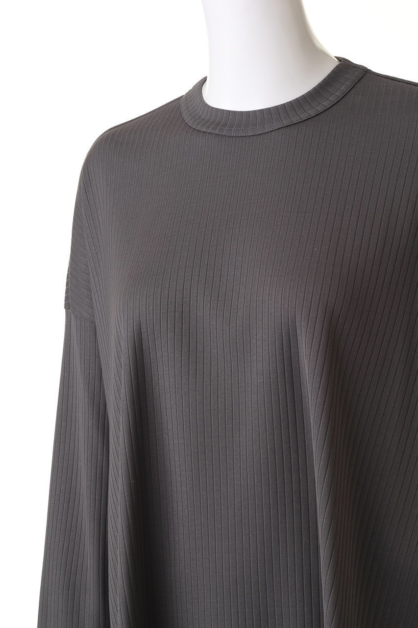 【ミズイロ インド/mizuiro ind】のcrew neck wide T Tシャツ 人気、トレンドファッション・服の通販 founy(ファニー) 　ファッション　Fashion　レディースファッション　Fashion for Women　トップス・カットソー　Cut & Sew Tops　シャツ・ブラウス・オフィスカジュアル　Elegant Blouses & Button-Ups　ロングTシャツ・Tシャツ　Longline T-Shirts & Tees　カットソー・ベーシックTシャツ　Cut-and-Sewn Tops / Stretch Tees & Basics　シンプル　Simple, Minimal　スリット　Slit, Slit Detail　スリーブ　Sleeve, Long Sleeve / Short Sleeve　ロング　Long, Long-Length　長袖　Long Sleeve, Full Sleeve　other-5|ID: prp329100004607663 ipo3291000000032899146