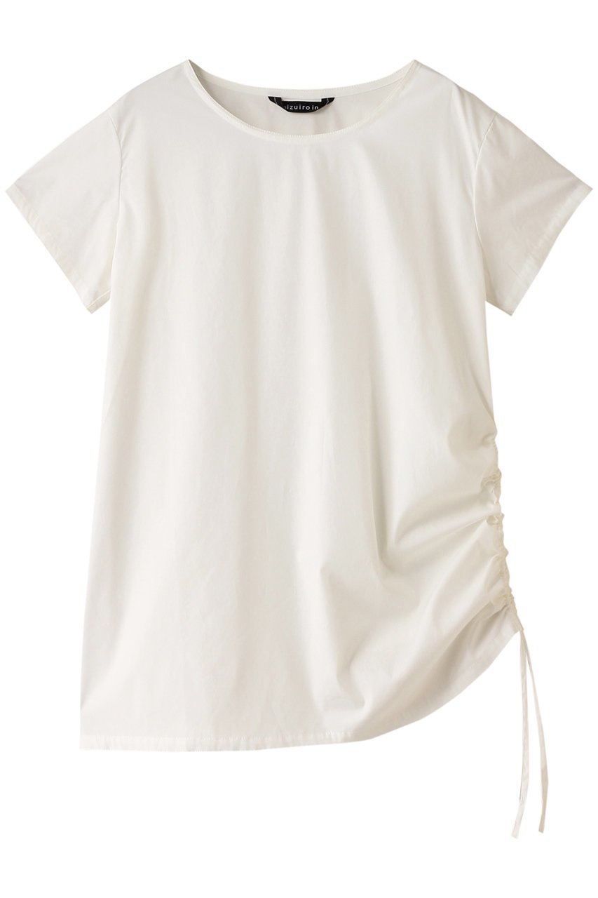 【ミズイロ インド/mizuiro ind】のcrew neck drawstring tunic チュニック インテリア・キッズ・メンズ・レディースファッション・服の通販 founy(ファニー) 　ファッション　Fashion　レディースファッション　Fashion for Women　ワンピース　Dresses　チュニック　Tunic Tops & Dresses　チュニック　Tunic, Long Top　ボトム　Bottoms, Lower Wear　リラックス　Relax, Relaxed Fit　エレガント 上品　Elegant　off white|ID: prp329100004607669 ipo3291000000032899236