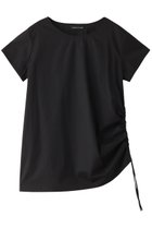 【ミズイロ インド/mizuiro ind】のcrew neck drawstring tunic チュニック 人気、トレンドファッション・服の通販 founy(ファニー) ファッション Fashion レディースファッション Fashion for Women ワンピース Dresses チュニック Tunic Tops & Dresses チュニック Tunic, Long Top ボトム Bottoms, Lower Wear リラックス Relax, Relaxed Fit エレガント 上品 Elegant thumbnail black|ID: prp329100004607669 ipo3291000000032899247