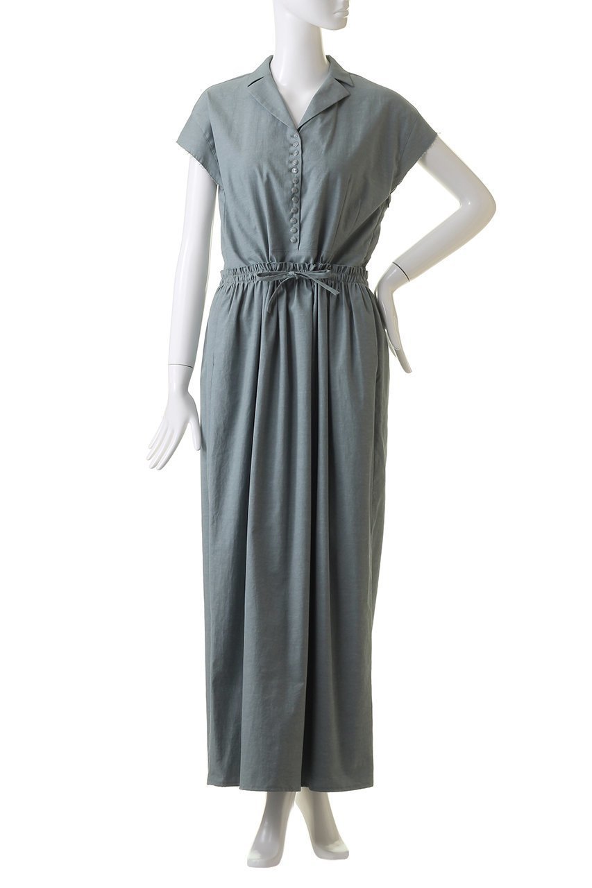 【リムアーク/RIM.ARK】のWaist narrow long dress/ドレス・ワンピース 人気、トレンドファッション・服の通販 founy(ファニー) 　ファッション　Fashion　レディースファッション　Fashion for Women　ワンピース　Dresses　フォーマル・パーティードレス・結婚式用ドレス　Elegant & Casual Dresses　チュニック　Tunic Tops & Dresses　ギャザー　Gathered, Ruffled　チュニック　Tunic, Long Top　ドレス　Dress, One-Piece　ロング　Long, Long-Length　夏　Summer　other-2|ID: prp329100004607676 ipo3291000000032899381