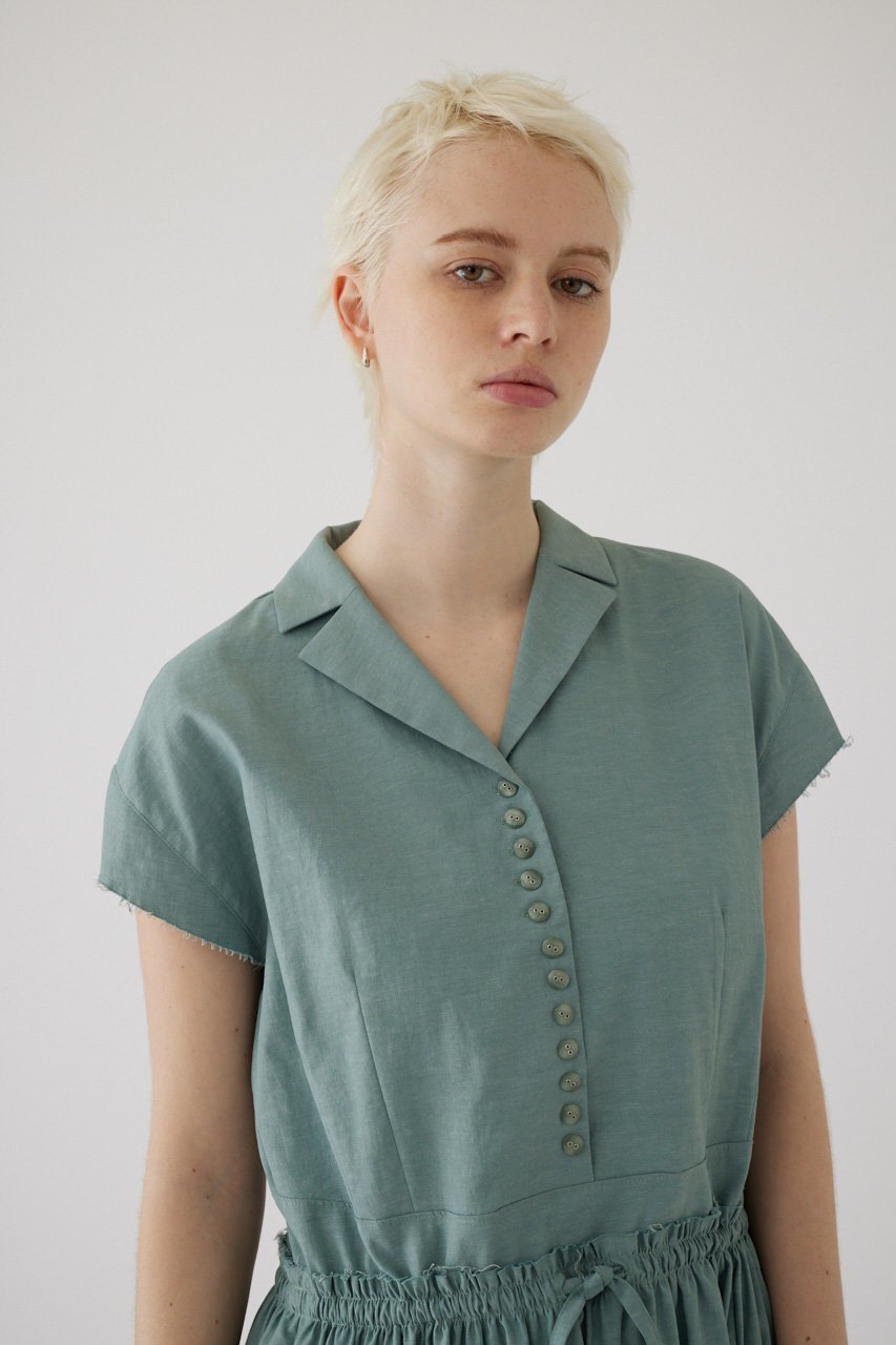 【リムアーク/RIM.ARK】のWaist narrow long dress/ドレス・ワンピース 人気、トレンドファッション・服の通販 founy(ファニー) 　ファッション　Fashion　レディースファッション　Fashion for Women　ワンピース　Dresses　フォーマル・パーティードレス・結婚式用ドレス　Elegant & Casual Dresses　チュニック　Tunic Tops & Dresses　ギャザー　Gathered, Ruffled　チュニック　Tunic, Long Top　ドレス　Dress, One-Piece　ロング　Long, Long-Length　夏　Summer　other-7|ID: prp329100004607676 ipo3291000000032899400