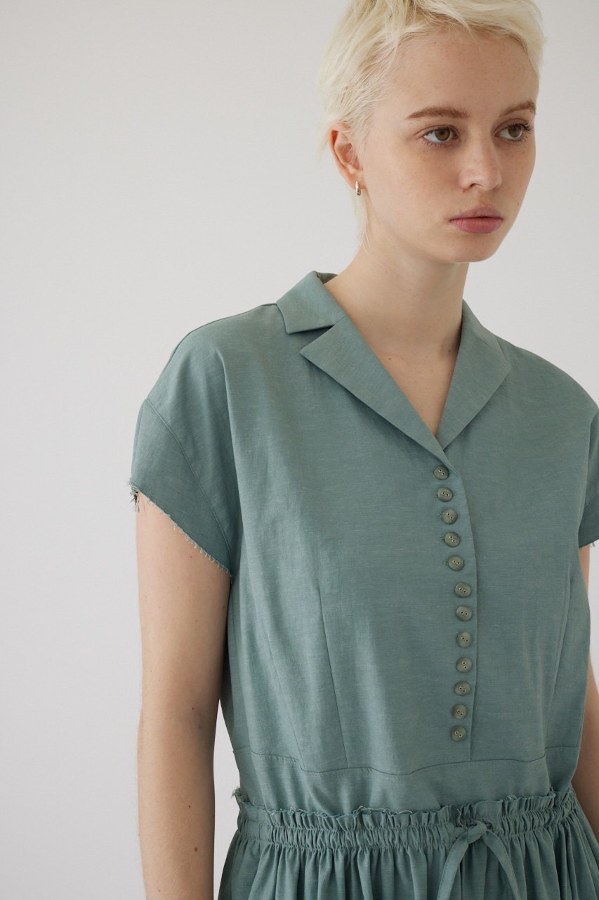 【リムアーク/RIM.ARK】のWaist narrow long dress/ドレス・ワンピース 人気、トレンドファッション・服の通販 founy(ファニー) 　ファッション　Fashion　レディースファッション　Fashion for Women　ワンピース　Dresses　フォーマル・パーティードレス・結婚式用ドレス　Elegant & Casual Dresses　チュニック　Tunic Tops & Dresses　ギャザー　Gathered, Ruffled　チュニック　Tunic, Long Top　ドレス　Dress, One-Piece　ロング　Long, Long-Length　夏　Summer　other-8|ID: prp329100004607676 ipo3291000000032899402