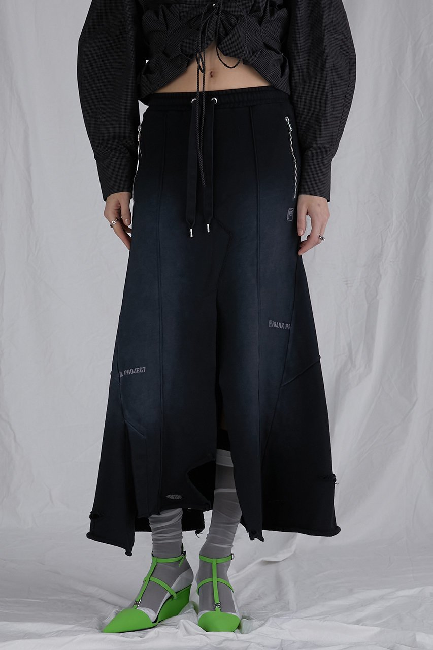 【プランク プロジェクト/PRANK PROJECT】のスウェットマキシスカート / Sweatshirt Maxi Skirt 人気、トレンドファッション・服の通販 founy(ファニー) ファッション Fashion レディースファッション Fashion for Women スカート Skirts ロングスカート Long Skirts / Maxi & Midi Skirts スウェット / スエット Sweatshirt, Sweatwear ダメージ Distressed, Destroyed フレア Flare, Flared フロント Front, Front Design マキシ Maxi, Full Length ロング Long, Long-Length other-6|ID: prp329100004607678 ipo3291000000035858111