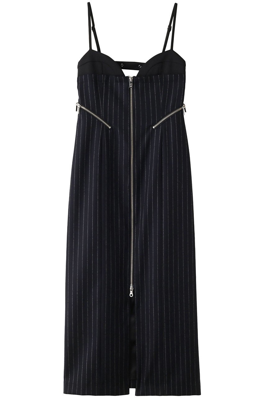【プランク プロジェクト/PRANK PROJECT】のツイードジップワンピース / Tweed Zip Dress 人気、トレンドファッション・服の通販 founy(ファニー) 　ファッション　Fashion　レディースファッション　Fashion for Women　ワンピース　Dresses　フォーマル・パーティードレス・結婚式用ドレス　Elegant & Casual Dresses　チュニック　Tunic Tops & Dresses　おすすめ　Recommended / Our Picks　インナー　Innerwear　ウォーム　Warm Fabric　キャミワンピース　Cami Dress, Slip Dress　ストライプ　Stripe, Striped Pattern　スリット　Slit, Slit Detail　チュニック　Tunic, Long Top　フロント　Front, Front Design　ロング　Long, Long-Length　 other-1|ID: prp329100004607684 ipo3291000000034422053