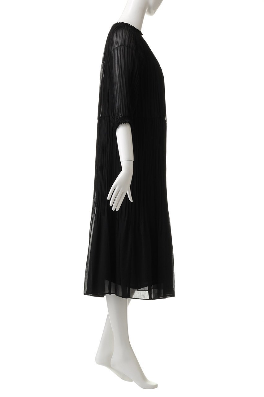 【マルティニーク/martinique】のジョーゼットプリーツワンピース 人気、トレンドファッション・服の通販 founy(ファニー) 　ファッション　Fashion　レディースファッション　Fashion for Women　ワンピース　Dresses　チュニック　Tunic Tops & Dresses　おすすめ　Recommended / Our Picks　アンダー　Underwear Essentials　ジョーゼット　Georgette, Semi-Sheer Fabric　チュニック　Tunic, Long Top　ドレス　Dress, One-Piece　プリーツ　Pleats, Pleated　ロング　Long, Long-Length　エレガント 上品　Elegant　other-3|ID: prp329100004607687 ipo3291000000032899641