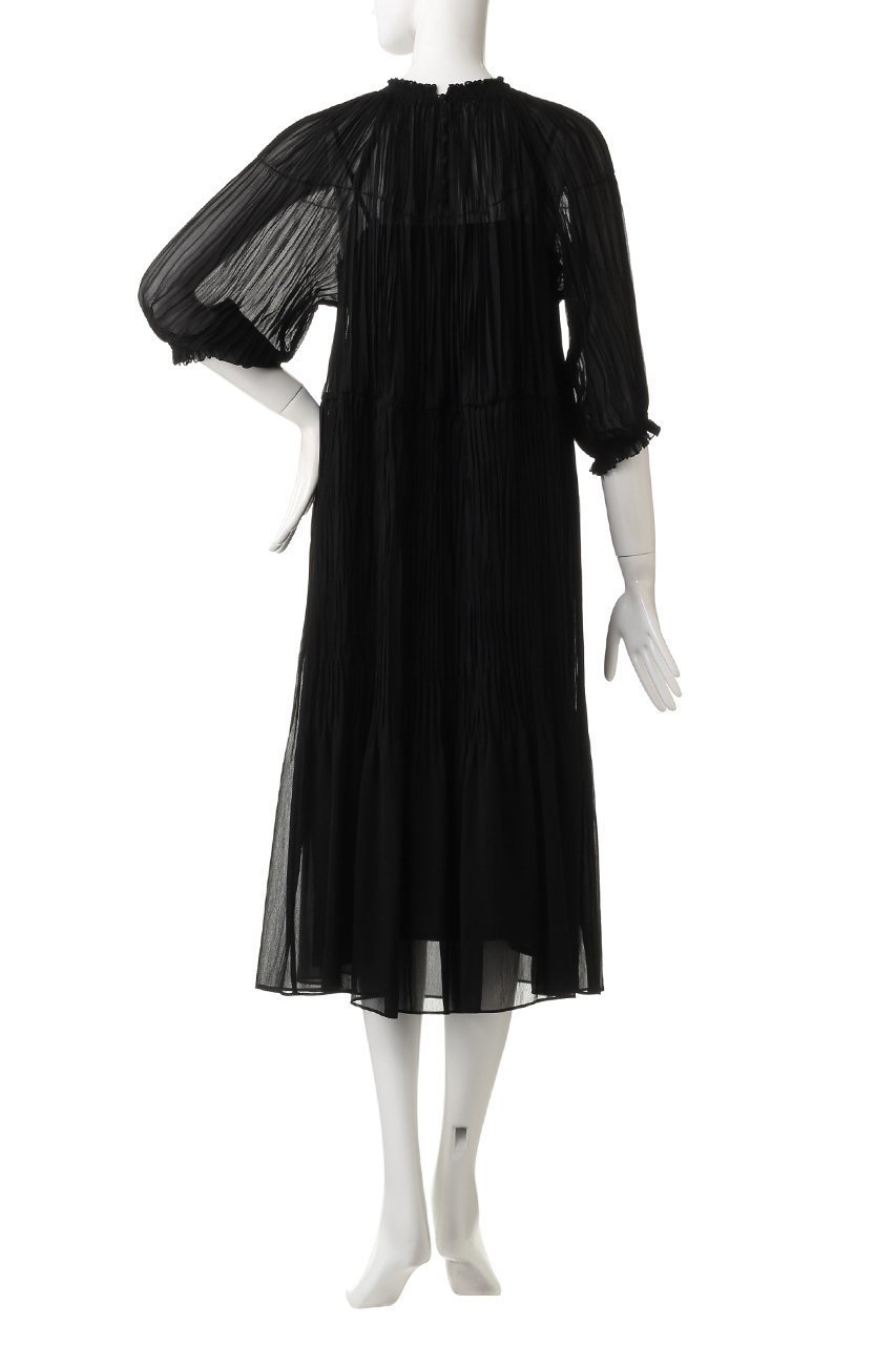 【マルティニーク/martinique】のジョーゼットプリーツワンピース 人気、トレンドファッション・服の通販 founy(ファニー) 　ファッション　Fashion　レディースファッション　Fashion for Women　ワンピース　Dresses　チュニック　Tunic Tops & Dresses　おすすめ　Recommended / Our Picks　アンダー　Underwear Essentials　ジョーゼット　Georgette, Semi-Sheer Fabric　チュニック　Tunic, Long Top　ドレス　Dress, One-Piece　プリーツ　Pleats, Pleated　ロング　Long, Long-Length　エレガント 上品　Elegant　other-4|ID: prp329100004607687 ipo3291000000032899643