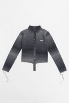 【プランク プロジェクト/PRANK PROJECT】のカスリニットシャツ / Blur Knit Shirt GRY(グレー)|ID: prp329100004607697 ipo3291000000032900123