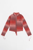 【プランク プロジェクト/PRANK PROJECT】のカスリニットシャツ / Blur Knit Shirt RED(レッド)|ID: prp329100004607697 ipo3291000000032900126