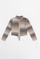 【プランク プロジェクト/PRANK PROJECT】のカスリニットシャツ / Blur Knit Shirt BRN(ブラウン)|ID: prp329100004607697 ipo3291000000032900129