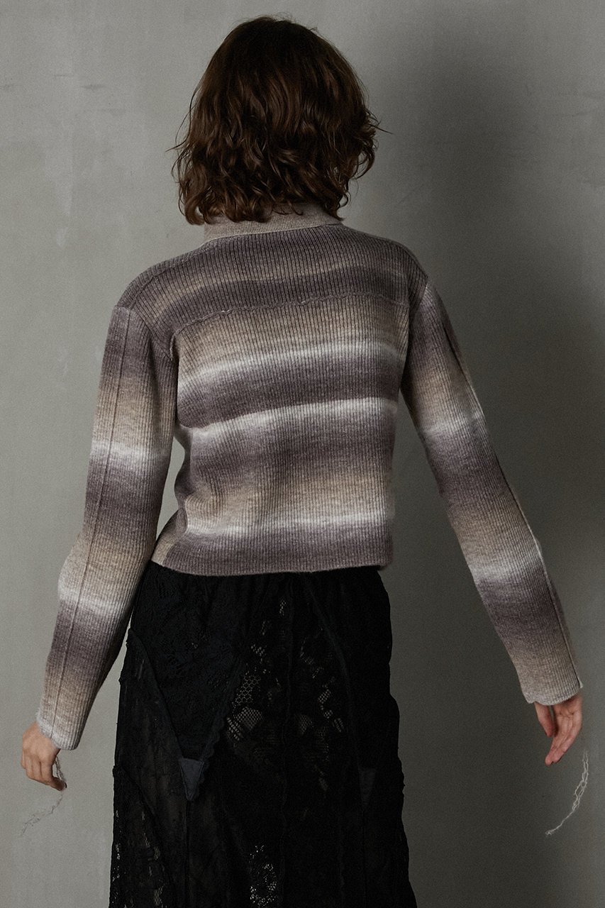 【プランク プロジェクト/PRANK PROJECT】のカスリニットシャツ / Blur Knit Shirt 人気、トレンドファッション・服の通販 founy(ファニー) 　ファッション　Fashion　レディースファッション　Fashion for Women　トップス・カットソー　Cut & Sew Tops　ニット　Knit Tops & Sweaters　シャツ・ブラウス・オフィスカジュアル　Elegant Blouses & Button-Ups　ロングTシャツ・Tシャツ　Longline T-Shirts & Tees　グラデーション　Gradient, Ombre　コンパクト　Compact, Small Size　ジャケット　Jacket, Outerwear　ストレッチ　Stretch, Stretchy Fabric　スリーブ　Sleeve, Long Sleeve / Short Sleeve　ロング　Long, Long-Length　other-4|ID: prp329100004607697 ipo3291000000032900139
