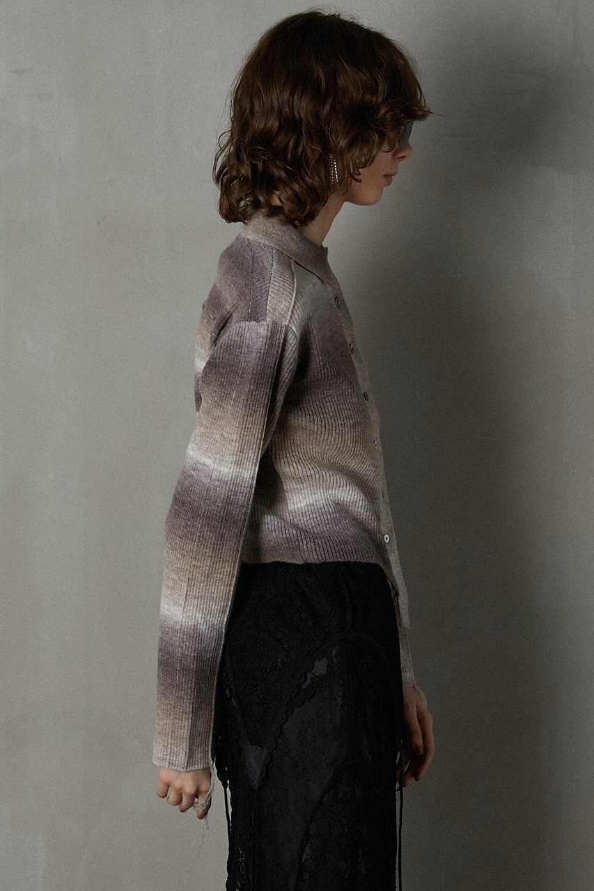 【プランク プロジェクト/PRANK PROJECT】のカスリニットシャツ / Blur Knit Shirt 人気、トレンドファッション・服の通販 founy(ファニー) 　ファッション　Fashion　レディースファッション　Fashion for Women　トップス・カットソー　Cut & Sew Tops　ニット　Knit Tops & Sweaters　シャツ・ブラウス・オフィスカジュアル　Elegant Blouses & Button-Ups　ロングTシャツ・Tシャツ　Longline T-Shirts & Tees　グラデーション　Gradient, Ombre　コンパクト　Compact, Small Size　ジャケット　Jacket, Outerwear　ストレッチ　Stretch, Stretchy Fabric　スリーブ　Sleeve, Long Sleeve / Short Sleeve　ロング　Long, Long-Length　other-5|ID: prp329100004607697 ipo3291000000032900142