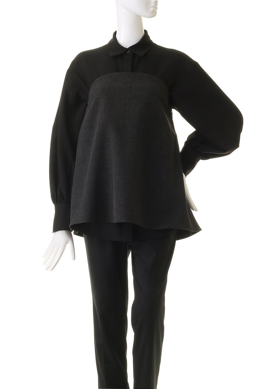 【マノフ/MANOF】のBUSITER SET SHIRTS シャツ/ブラウス 人気、トレンドファッション・服の通販 founy(ファニー) 　ファッション　Fashion　レディースファッション　Fashion for Women　トップス・カットソー　Cut & Sew Tops　シャツ・ブラウス・オフィスカジュアル　Elegant Blouses & Button-Ups　ロングTシャツ・Tシャツ　Longline T-Shirts & Tees　スリーブ　Sleeve, Long Sleeve / Short Sleeve　ドレープ　Drape, Draping Fabric　ビスチェ　Bustier, Corset Top　ファブリック　Fabric, Textile　ボトム　Bottoms, Lower Wear　ロング　Long, Long-Length　other-2|ID: prp329100004607701 ipo3291000000032900369
