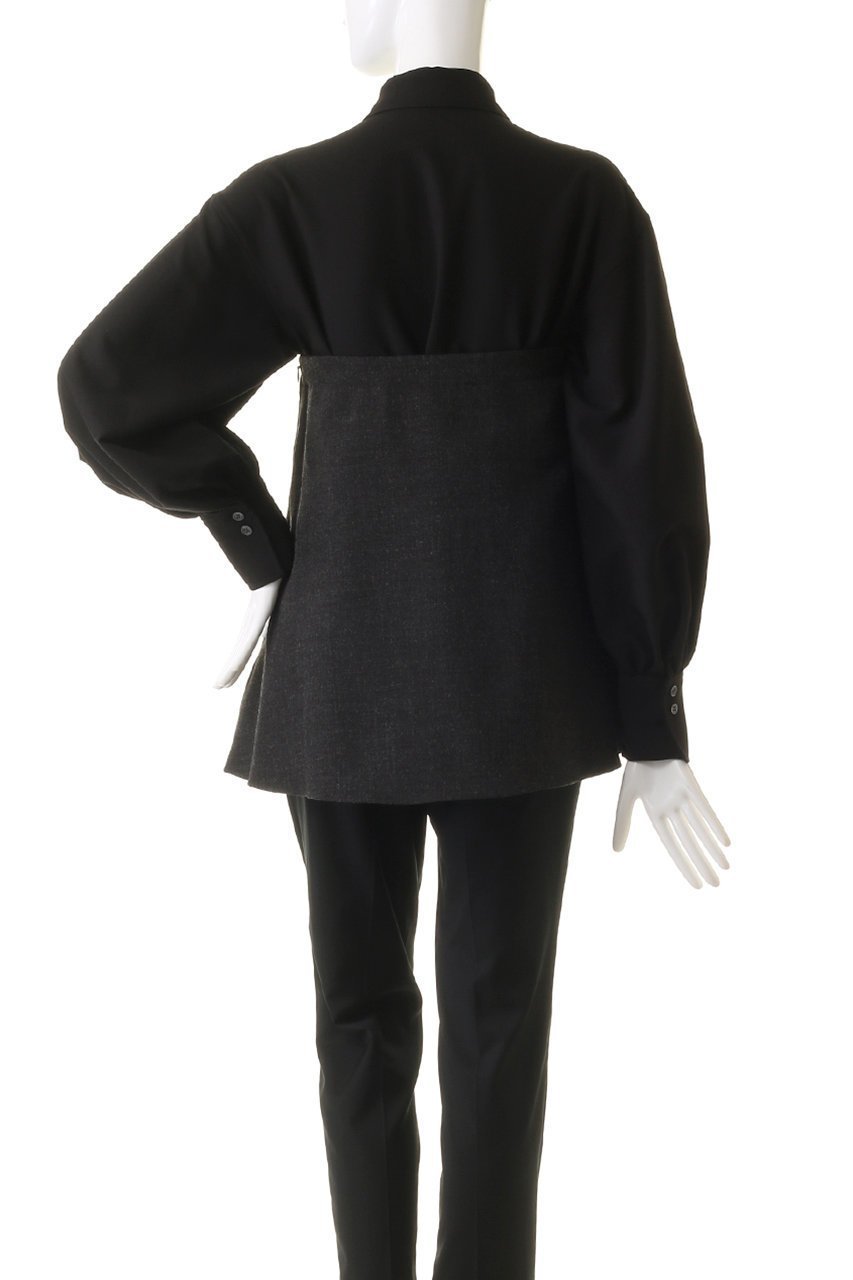 【マノフ/MANOF】のBUSITER SET SHIRTS シャツ/ブラウス 人気、トレンドファッション・服の通販 founy(ファニー) 　ファッション　Fashion　レディースファッション　Fashion for Women　トップス・カットソー　Cut & Sew Tops　シャツ・ブラウス・オフィスカジュアル　Elegant Blouses & Button-Ups　ロングTシャツ・Tシャツ　Longline T-Shirts & Tees　スリーブ　Sleeve, Long Sleeve / Short Sleeve　ドレープ　Drape, Draping Fabric　ビスチェ　Bustier, Corset Top　ファブリック　Fabric, Textile　ボトム　Bottoms, Lower Wear　ロング　Long, Long-Length　other-4|ID: prp329100004607701 ipo3291000000032900375
