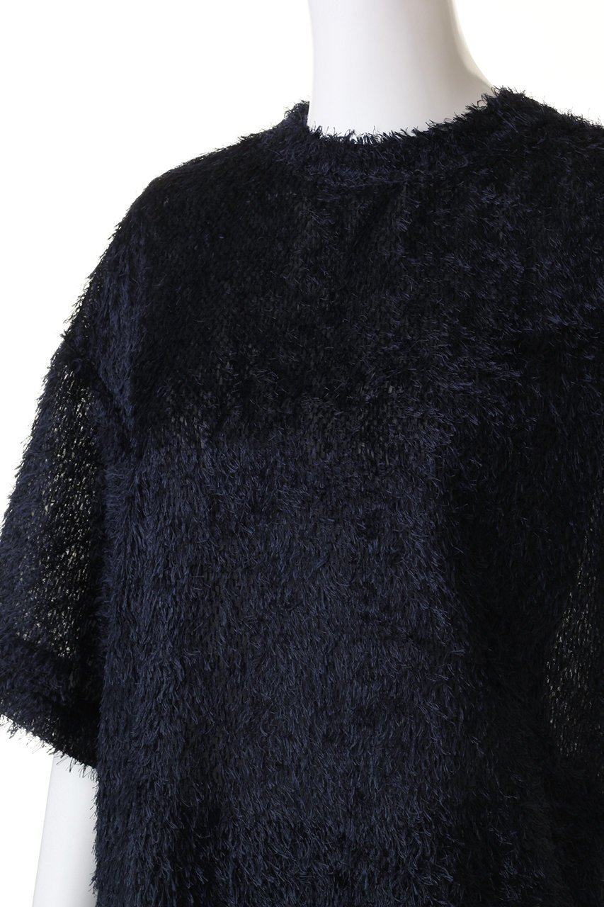 【エリオポール/heliopole】のジャカードTブラウス 人気、トレンドファッション・服の通販 founy(ファニー) 　ファッション　Fashion　レディースファッション　Fashion for Women　トップス・カットソー　Cut & Sew Tops　シャツ・ブラウス・オフィスカジュアル　Elegant Blouses & Button-Ups　ショート　Short, Short Length　ジャカード／ジャガード　Jacquard, Woven Pattern　スリーブ　Sleeve, Long Sleeve / Short Sleeve　半袖　Short Sleeve, Half Sleeve　秋　Autumn　other-5|ID: prp329100004607706 ipo3291000000035063753