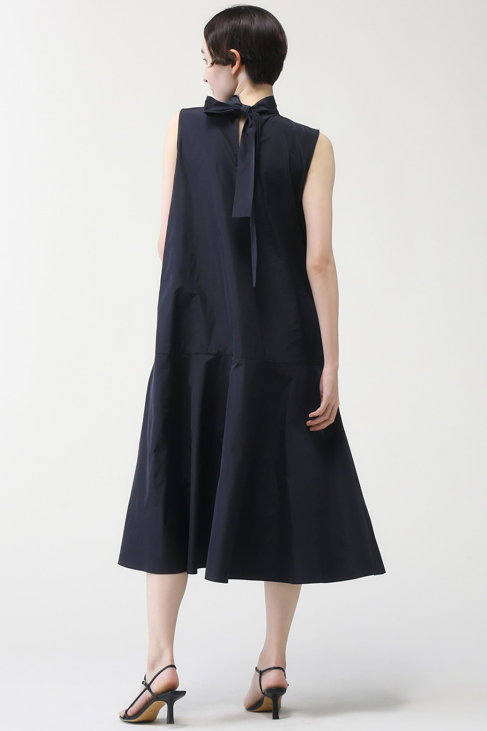 【マルティニーク/martinique】の2wayボータイワンピース 人気、トレンドファッション・服の通販 founy(ファニー) 　ファッション　Fashion　レディースファッション　Fashion for Women　ワンピース　Dresses　チュニック　Tunic Tops & Dresses　タフタ　Taffeta, Structured Fabric　チュニック　Tunic, Long Top　other-3|ID: prp329100004607711 ipo3291000000032900994