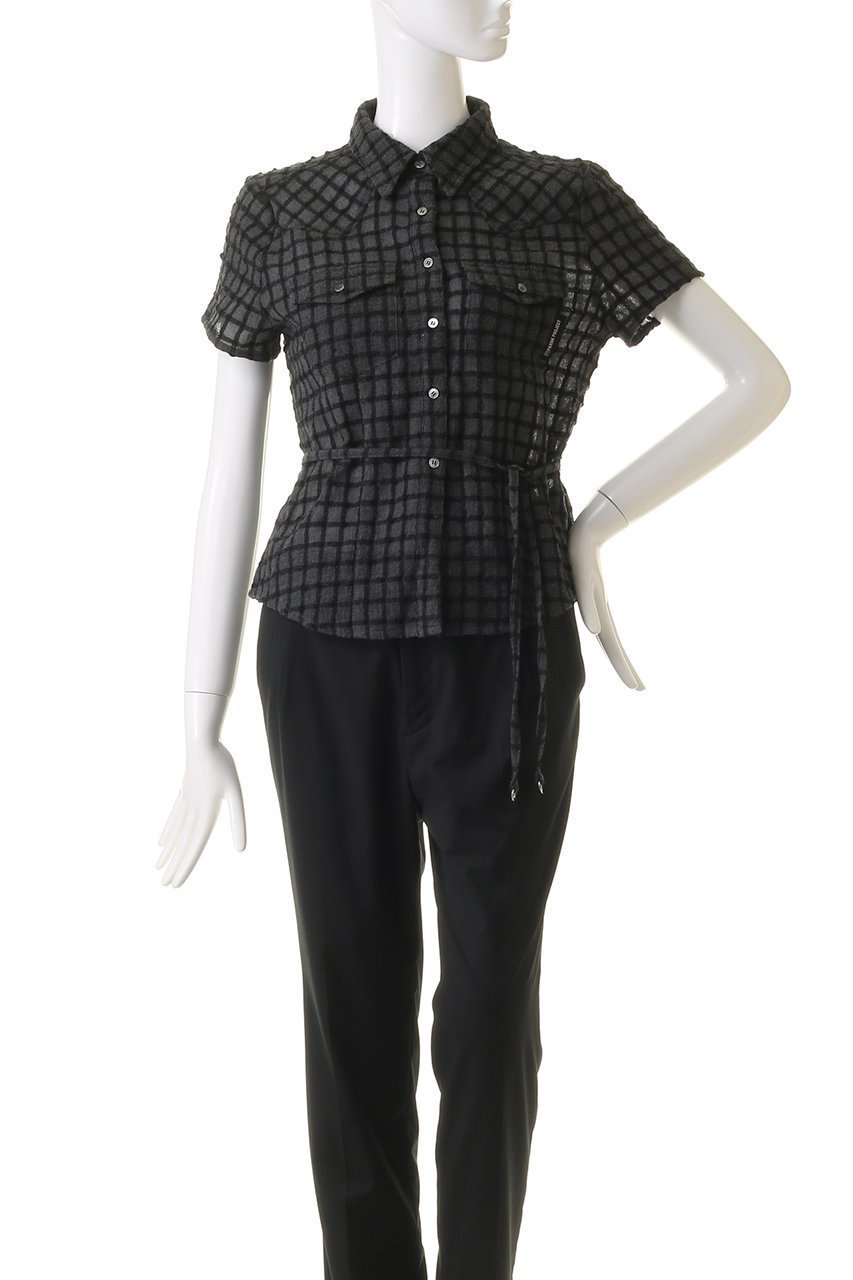 【プランク プロジェクト/PRANK PROJECT】のウーリーチェックウエスタンシャツ / Wooly Check Western Shirt 人気、トレンドファッション・服の通販 founy(ファニー) ファッション Fashion レディースファッション Fashion for Women トップス・カットソー Cut & Sew Tops シャツ・ブラウス・オフィスカジュアル Elegant Blouses & Button-Ups おすすめ Recommended / Our Picks インナー Innerwear ウエスタン Western Style コンパクト Compact, Small Size スリーブ Sleeve, Long Sleeve / Short Sleeve チェック Check, Plaid, Tartan トレンド Trend, Trending Now フィット Fit, Slim Fit ロング Long, Long-Length 今季 This Season, Current Season 長袖 Long Sleeve, Full Sleeve other-2|ID: prp329100004607712 ipo3291000000034422292