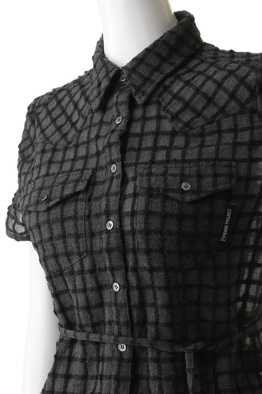 【プランク プロジェクト/PRANK PROJECT】のウーリーチェックウエスタンシャツ / Wooly Check Western Shirt 人気、トレンドファッション・服の通販 founy(ファニー) ファッション Fashion レディースファッション Fashion for Women トップス・カットソー Cut & Sew Tops シャツ・ブラウス・オフィスカジュアル Elegant Blouses & Button-Ups おすすめ Recommended / Our Picks インナー Innerwear ウエスタン Western Style コンパクト Compact, Small Size スリーブ Sleeve, Long Sleeve / Short Sleeve チェック Check, Plaid, Tartan トレンド Trend, Trending Now フィット Fit, Slim Fit ロング Long, Long-Length 今季 This Season, Current Season 長袖 Long Sleeve, Full Sleeve other-5|ID: prp329100004607712 ipo3291000000034422295