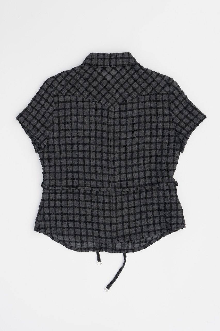 【プランク プロジェクト/PRANK PROJECT】のウーリーチェックウエスタンシャツ / Wooly Check Western Shirt 人気、トレンドファッション・服の通販 founy(ファニー) ファッション Fashion レディースファッション Fashion for Women トップス・カットソー Cut & Sew Tops シャツ・ブラウス・オフィスカジュアル Elegant Blouses & Button-Ups おすすめ Recommended / Our Picks インナー Innerwear ウエスタン Western Style コンパクト Compact, Small Size スリーブ Sleeve, Long Sleeve / Short Sleeve チェック Check, Plaid, Tartan トレンド Trend, Trending Now フィット Fit, Slim Fit ロング Long, Long-Length 今季 This Season, Current Season 長袖 Long Sleeve, Full Sleeve other-6|ID: prp329100004607712 ipo3291000000034422296