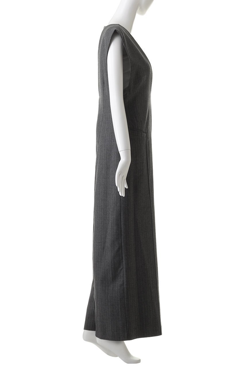 【プランク プロジェクト/PRANK PROJECT】のVネックオールインワン / V-neck Jumpsuit 人気、トレンドファッション・服の通販 founy(ファニー) 　ファッション　Fashion　レディースファッション　Fashion for Women　パンツ　Pants & Trousers　インナー　Innerwear　ストライプ　Stripe, Striped Pattern　チェーン　Chain, Chain Strap　プレート　Plate, Dish　マニッシュ　Mannish, Boyish　ワイド　Wide, Wide Fit　other-3|ID: prp329100004607713 ipo3291000000032900999