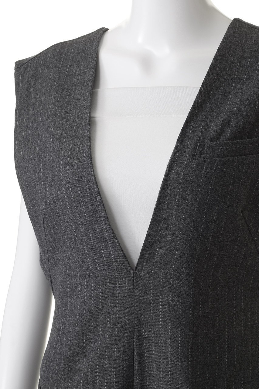 【プランク プロジェクト/PRANK PROJECT】のVネックオールインワン / V-neck Jumpsuit 人気、トレンドファッション・服の通販 founy(ファニー) 　ファッション　Fashion　レディースファッション　Fashion for Women　パンツ　Pants & Trousers　インナー　Innerwear　ストライプ　Stripe, Striped Pattern　チェーン　Chain, Chain Strap　プレート　Plate, Dish　マニッシュ　Mannish, Boyish　ワイド　Wide, Wide Fit　other-5|ID: prp329100004607713 ipo3291000000032901003