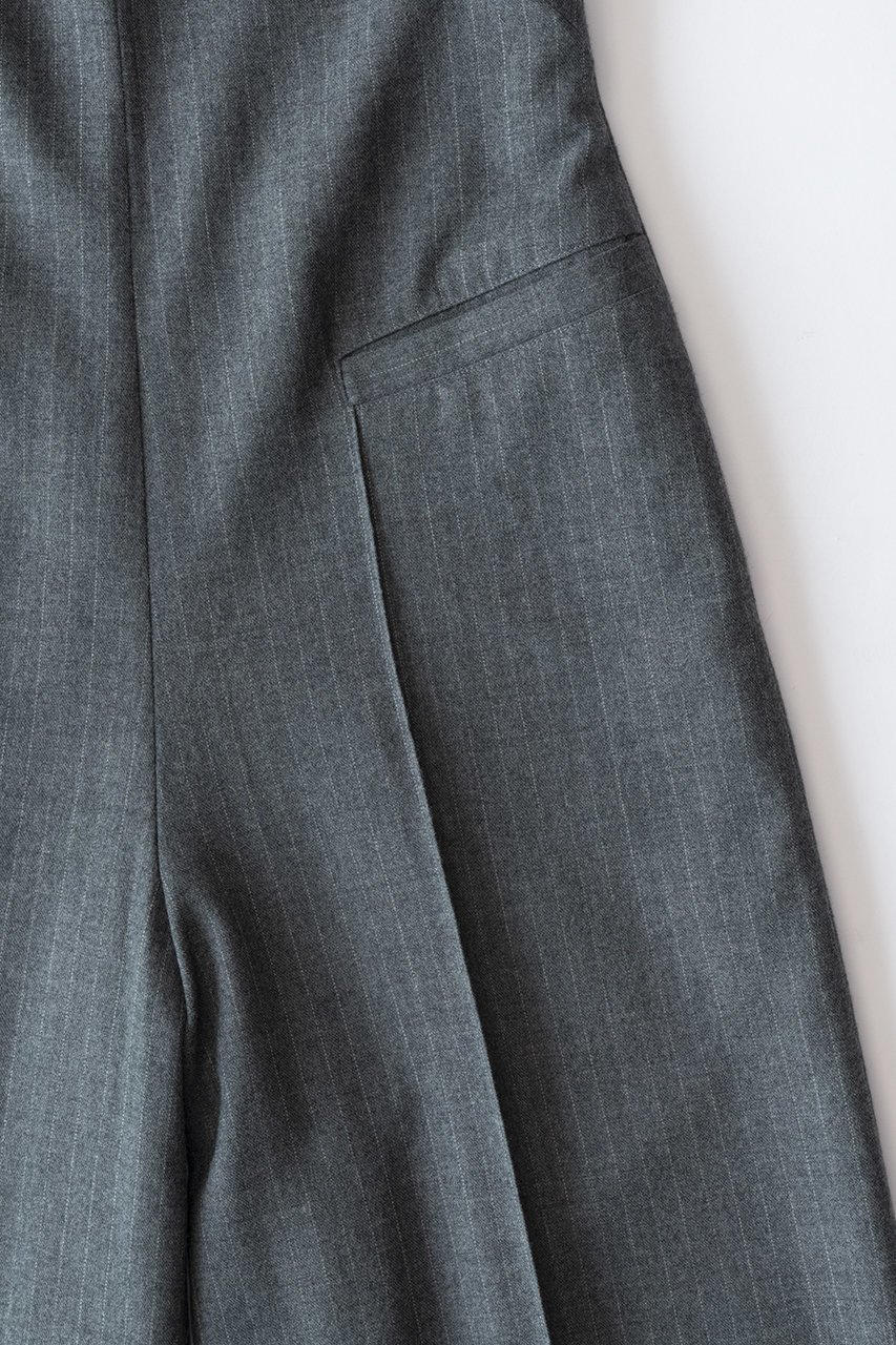 【プランク プロジェクト/PRANK PROJECT】のVネックオールインワン / V-neck Jumpsuit 人気、トレンドファッション・服の通販 founy(ファニー) 　ファッション　Fashion　レディースファッション　Fashion for Women　パンツ　Pants & Trousers　インナー　Innerwear　ストライプ　Stripe, Striped Pattern　チェーン　Chain, Chain Strap　プレート　Plate, Dish　マニッシュ　Mannish, Boyish　ワイド　Wide, Wide Fit　other-7|ID: prp329100004607713 ipo3291000000035003589