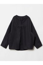 【ハウス オブ ロータス/HOUSE OF LOTUS】のピマコットンレースアップブラウス ネイビー|ID: prp329100004607714 ipo3291000000032900998