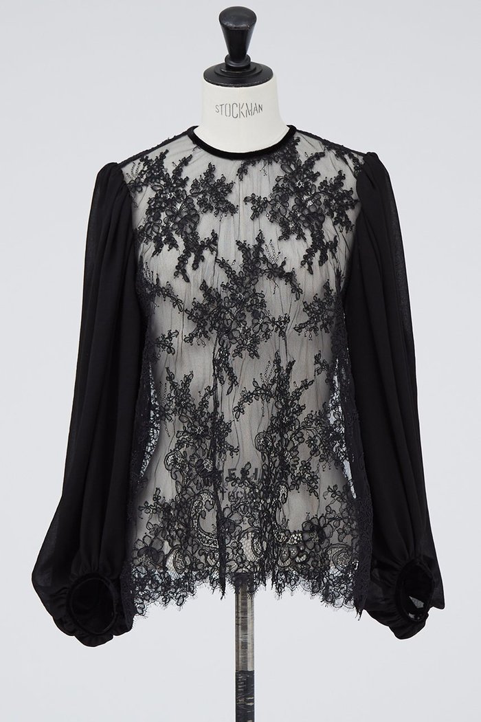 【デザイン ワークス/DESIGN WORKS】の【BEAUVET】 レースフレアブラウス インテリア・キッズ・メンズ・レディースファッション・服の通販 founy(ファニー) https://founy.com/ ファッション Fashion レディースファッション Fashion for Women トップス・カットソー Cut & Sew Tops シャツ・ブラウス・オフィスカジュアル Elegant Blouses & Button-Ups エレガント 上品 Elegant スリーブ Sleeve, Long Sleeve / Short Sleeve レース Lace, Lace Fabric ロング Long, Long-Length |ID: prp329100004607715 ipo3291000000035551883