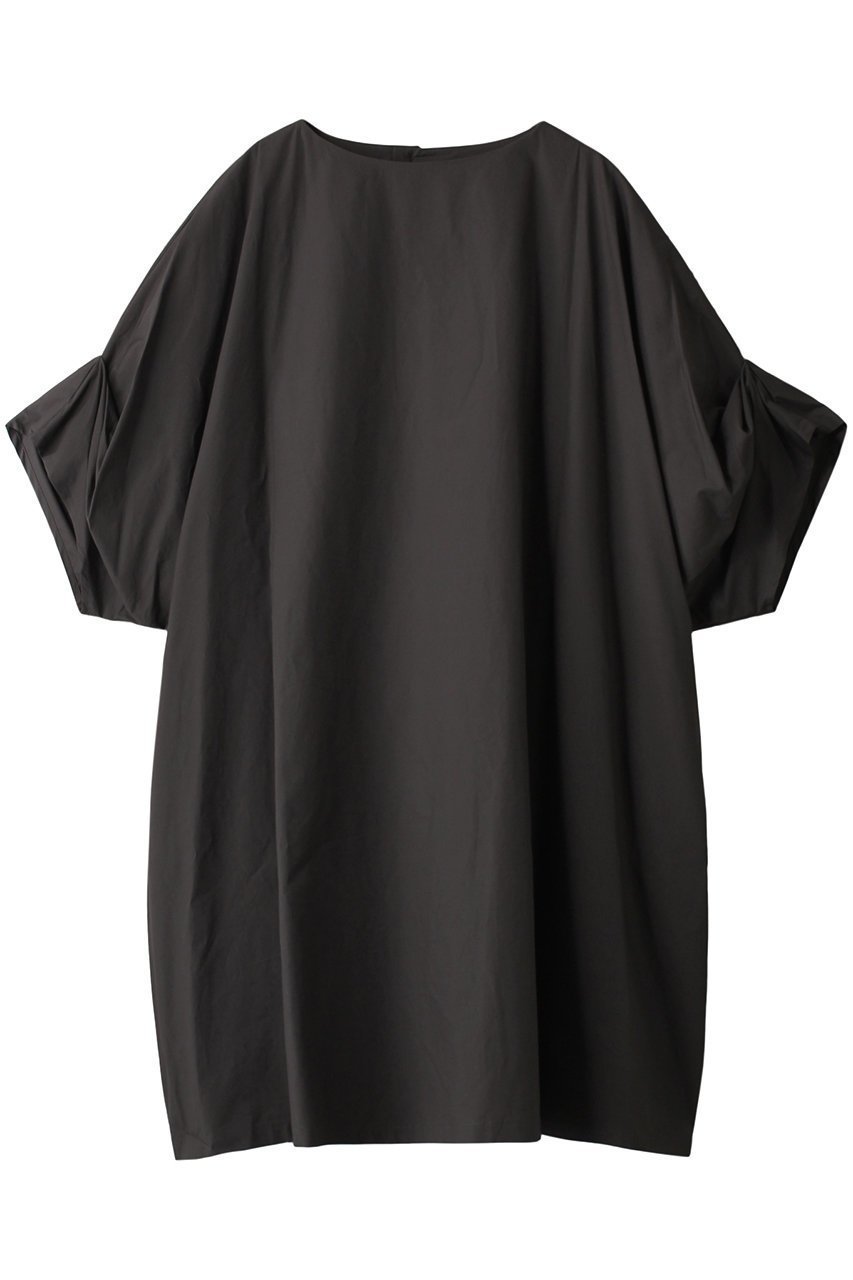 【ミズイロ インド/mizuiro ind】のdolman tuck slv wide OP ワンピース インテリア・キッズ・メンズ・レディースファッション・服の通販 founy(ファニー) 　ファッション　Fashion　レディースファッション　Fashion for Women　ワンピース　Dresses　チュニック　Tunic Tops & Dresses　チュニック　Tunic, Long Top　チャコールグレー|ID: prp329100004607727 ipo3291000000032901749