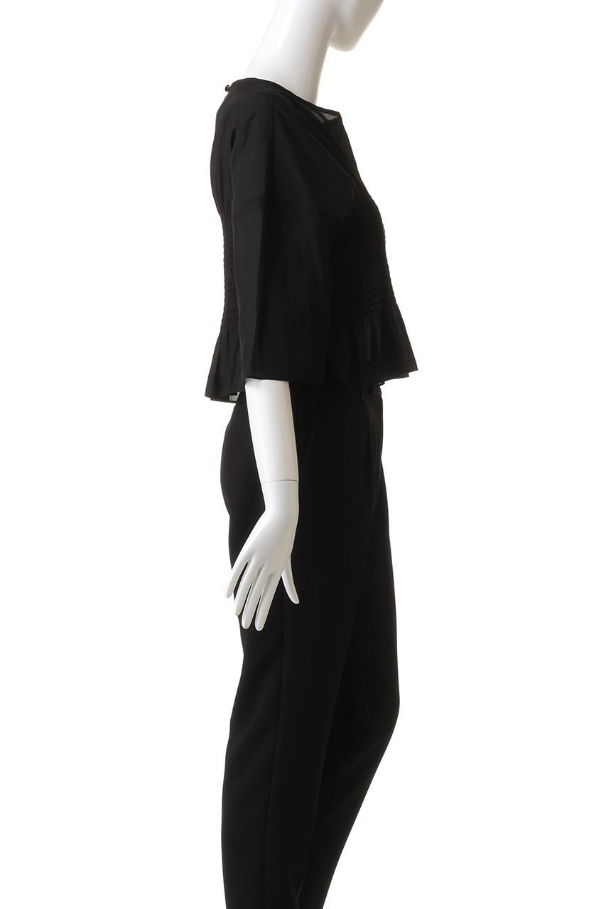 【ティッカ/TICCA】のシャーリングブラウス 人気、トレンドファッション・服の通販 founy(ファニー) 　ファッション　Fashion　レディースファッション　Fashion for Women　トップス・カットソー　Cut & Sew Tops　シャツ・ブラウス・オフィスカジュアル　Elegant Blouses & Button-Ups　コンパクト　Compact, Small Size　シャーリング　Shirring, Ruched　ショート　Short, Short Length　シンプル　Simple, Minimal　スリーブ　Sleeve, Long Sleeve / Short Sleeve　バランス　Balance, Style Balance　フレア　Flare, Flared　ボトム　Bottoms, Lower Wear　ロング　Long, Long-Length　other-3|ID: prp329100004607729 ipo3291000000032901795