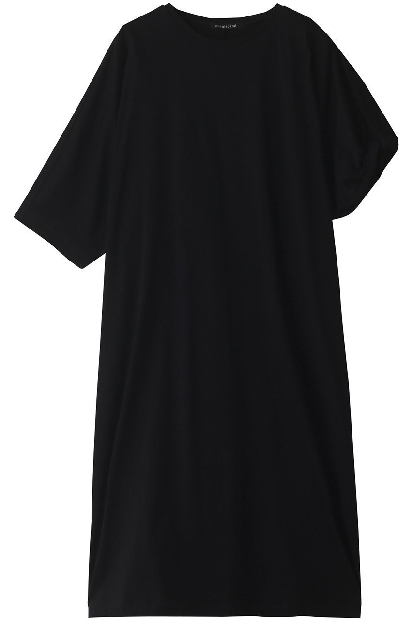 【ミズイロ インド/mizuiro ind】のasymmetry OP ワンピース インテリア・キッズ・メンズ・レディースファッション・服の通販 founy(ファニー) 　ファッション　Fashion　レディースファッション　Fashion for Women　ワンピース　Dresses　チュニック　Tunic Tops & Dresses　アシンメトリー　Asymmetrical Style　スリーブ　Sleeve, Long Sleeve / Short Sleeve　チュニック　Tunic, Long Top　バルーン　Balloon, Balloon Silhouette　ロング　Long, Long-Length　ブラック|ID: prp329100004607731 ipo3291000000032901961