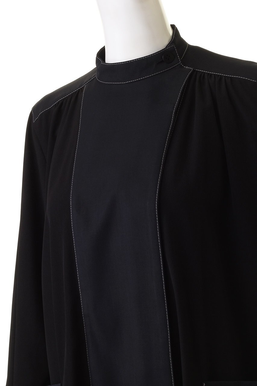 【アドーア/ADORE】のコンビネーションジョーゼットワンピース 人気、トレンドファッション・服の通販 founy(ファニー) 　ファッション　Fashion　レディースファッション　Fashion for Women　ワンピース　Dresses　チュニック　Tunic Tops & Dresses　ジョーゼット　Georgette, Semi-Sheer Fabric　チュニック　Tunic, Long Top　パーティ　Party, Party Style　フレア　Flare, Flared　ロング　Long, Long-Length　エレガント 上品　Elegant　other-5|ID: prp329100004607732 ipo3291000000032901995