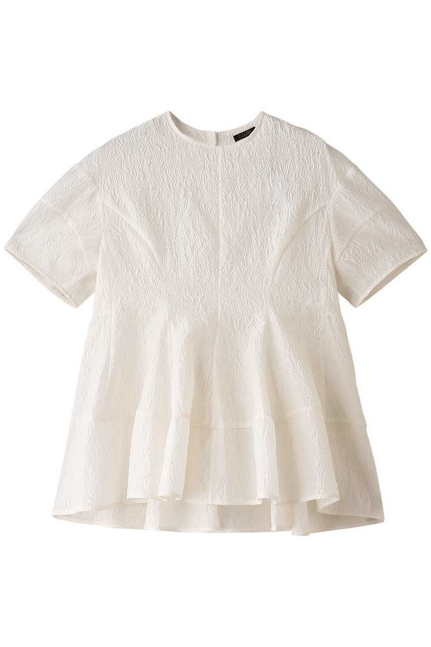 【デザイン ワークス/DESIGN WORKS】のパネルラインラッフルブラウス 人気、トレンドファッション・服の通販 founy(ファニー) 　ファッション　Fashion　レディースファッション　Fashion for Women　トップス・カットソー　Cut & Sew Tops　シャツ・ブラウス・オフィスカジュアル　Elegant Blouses & Button-Ups　アクセサリー　Fashion Accessories　ショート　Short, Short Length　スリーブ　Sleeve, Long Sleeve / Short Sleeve　ペプラム　Peplum, Flared Hem　ボトム　Bottoms, Lower Wear　エレガント 上品　Elegant　 other-1|ID: prp329100004607736 ipo3291000000032902179