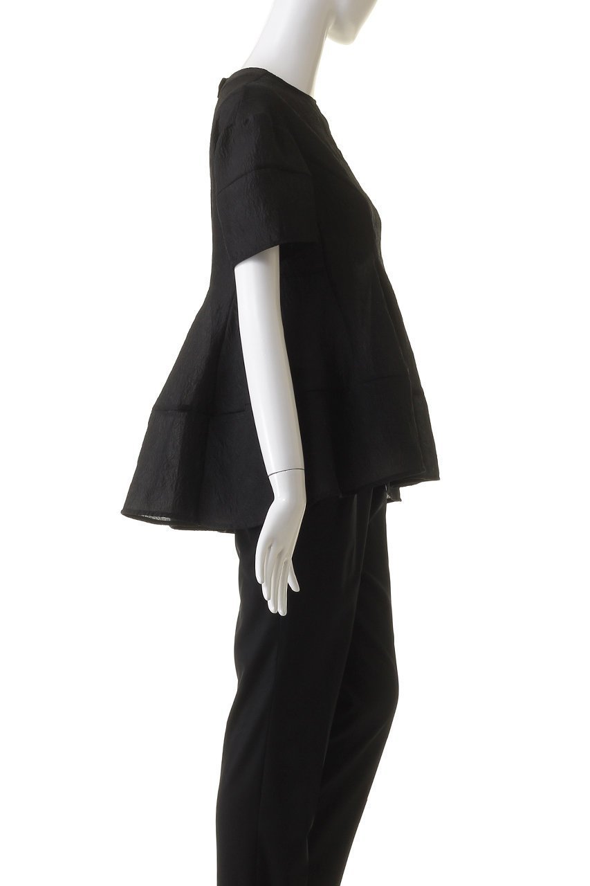 【デザイン ワークス/DESIGN WORKS】のパネルラインラッフルブラウス 人気、トレンドファッション・服の通販 founy(ファニー) 　ファッション　Fashion　レディースファッション　Fashion for Women　トップス・カットソー　Cut & Sew Tops　シャツ・ブラウス・オフィスカジュアル　Elegant Blouses & Button-Ups　アクセサリー　Fashion Accessories　ショート　Short, Short Length　スリーブ　Sleeve, Long Sleeve / Short Sleeve　ペプラム　Peplum, Flared Hem　ボトム　Bottoms, Lower Wear　エレガント 上品　Elegant　other-3|ID: prp329100004607736 ipo3291000000032902188