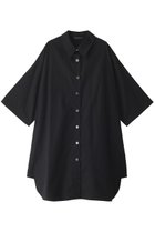 【ミズイロ インド/mizuiro ind】のhalf slv wide shirt OP ワンピース ブラック|ID: prp329100004607740 ipo3291000000032902374