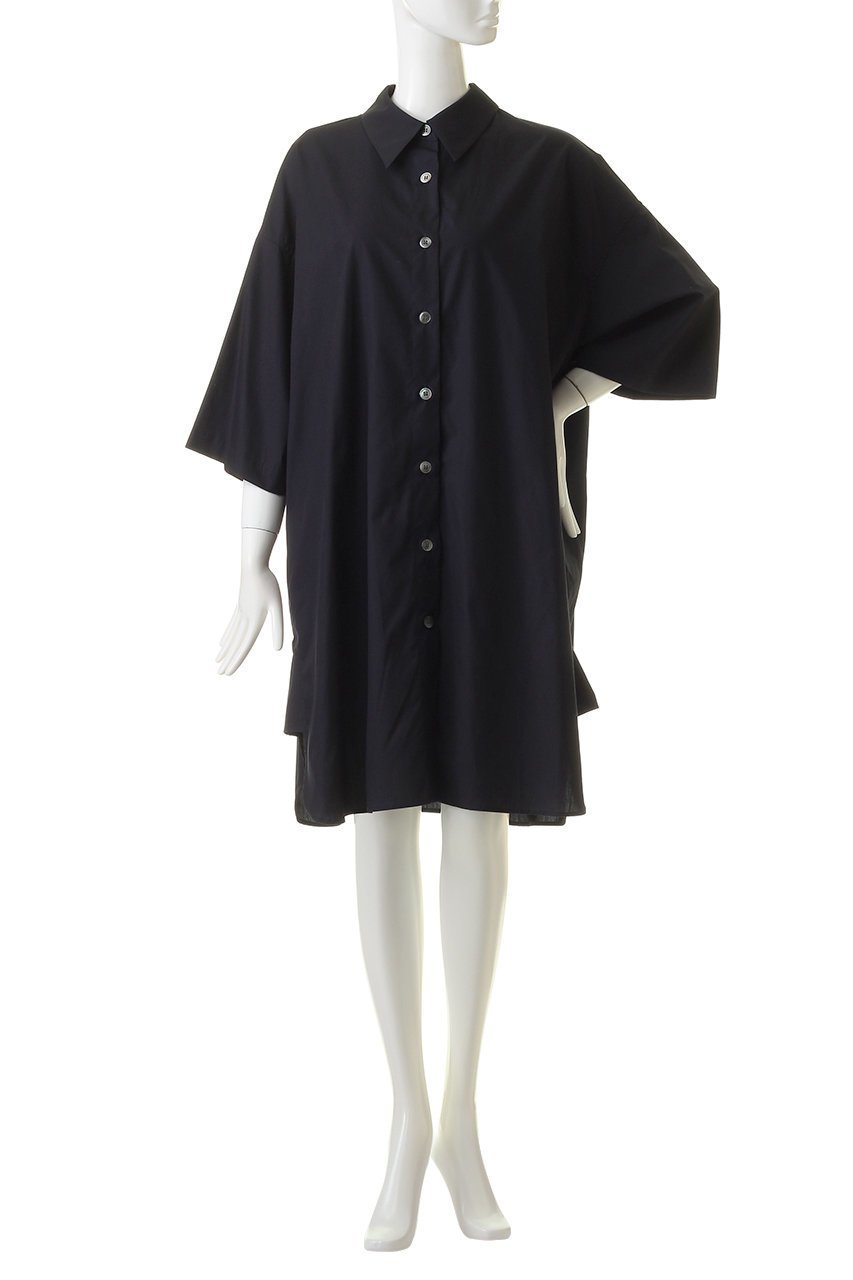 【ミズイロ インド/mizuiro ind】のhalf slv wide shirt OP ワンピース 人気、トレンドファッション・服の通販 founy(ファニー) 　ファッション　Fashion　レディースファッション　Fashion for Women　ワンピース　Dresses　チュニック　Tunic Tops & Dresses　チュニック　Tunic, Long Top　エレガント 上品　Elegant　半袖　Short Sleeve, Half Sleeve　other-2|ID: prp329100004607740 ipo3291000000032902377