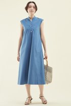 【マルティニーク/martinique】のパールスキッパーノースリワンピース ブルー|ID: prp329100004607741 ipo3291000000032902600