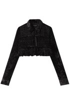 【メゾンスペシャル/MAISON SPECIAL】のShirring Velor Ribbon Blouse/シャーリングベロアリボンブラウス BLK(ブラック)|ID: prp329100004607744 ipo3291000000032902671