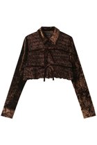 【メゾンスペシャル/MAISON SPECIAL】のShirring Velor Ribbon Blouse/シャーリングベロアリボンブラウス BRN(ブラウン)|ID: prp329100004607744 ipo3291000000032902673