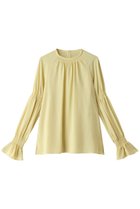 【デザイン ワークス/DESIGN WORKS】のシャーリングスリーブブラウス イエロー|ID: prp329100004607745 ipo3291000000032902709