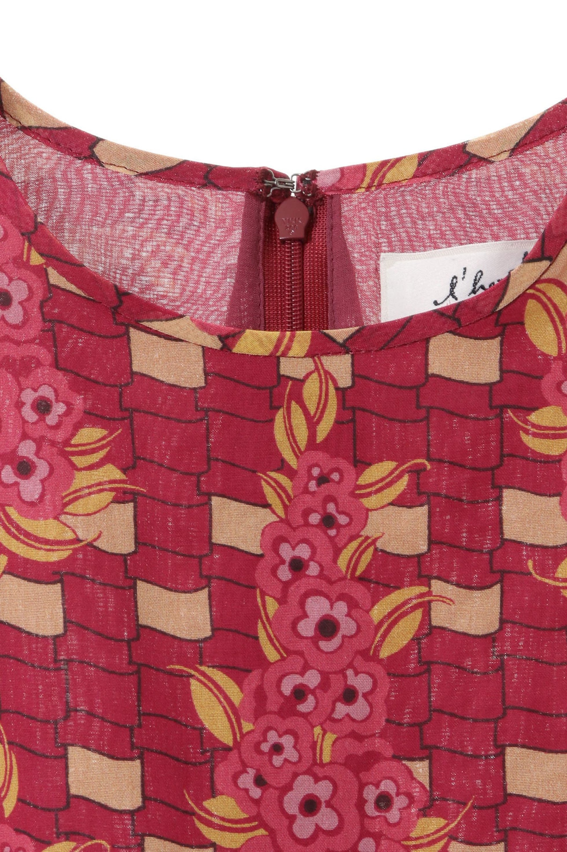 【マルティニーク/martinique】の【l heritage martinique】アールデコフラワープリントドレス 人気、トレンドファッション・服の通販 founy(ファニー) 　ファッション　Fashion　レディースファッション　Fashion for Women　ワンピース　Dresses　フォーマル・パーティードレス・結婚式用ドレス　Elegant & Casual Dresses　チュニック　Tunic Tops & Dresses　オーガンジー　Organza Fabric　サマー　Summer, Summer Style　シアー　Sheer, See-Through　スタンダード　Standard, Basic　チュニック　Tunic, Long Top　ドレス　Dress, One-Piece　リボン　Ribbon, Bow　ロング　Long, Long-Length　ヴィンテージ　Vintage Style　other-3|ID: prp329100004607747 ipo3291000000032902750