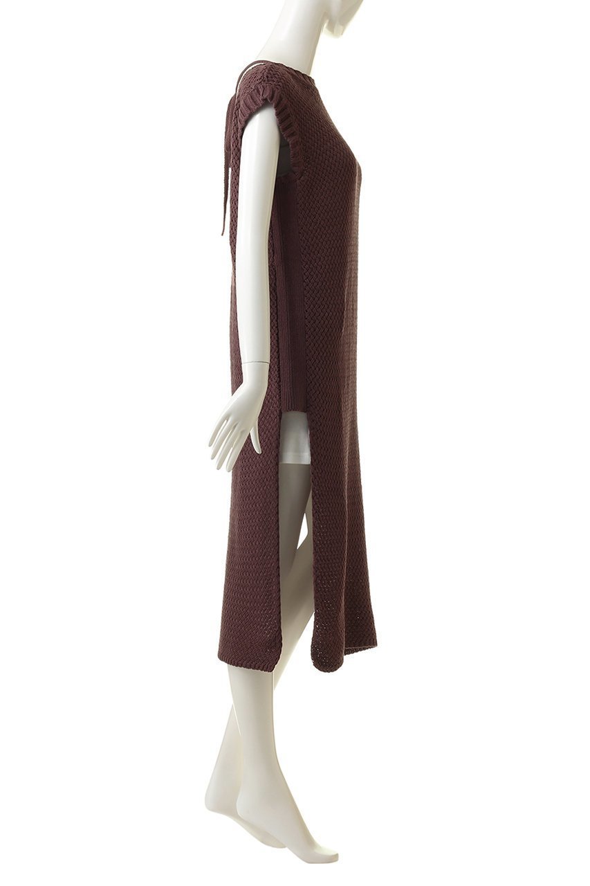 【スリー ドッツ/three dots】のBasket mesh dress/ドレス 人気、トレンドファッション・服の通販 founy(ファニー) 　ファッション　Fashion　レディースファッション　Fashion for Women　ワンピース　Dresses　フォーマル・パーティードレス・結婚式用ドレス　Elegant & Casual Dresses　チュニック　Tunic Tops & Dresses　シアー　Sheer, See-Through　スリット　Slit, Slit Detail　チュニック　Tunic, Long Top　ドレス　Dress, One-Piece　メッシュ　Mesh, Net Fabric　リボン　Ribbon, Bow　ロング　Long, Long-Length　夏　Summer　春　Spring　S/S・春夏　SS, Spring/Summer, Warm Season　other-3|ID: prp329100004607752 ipo3291000000032902886