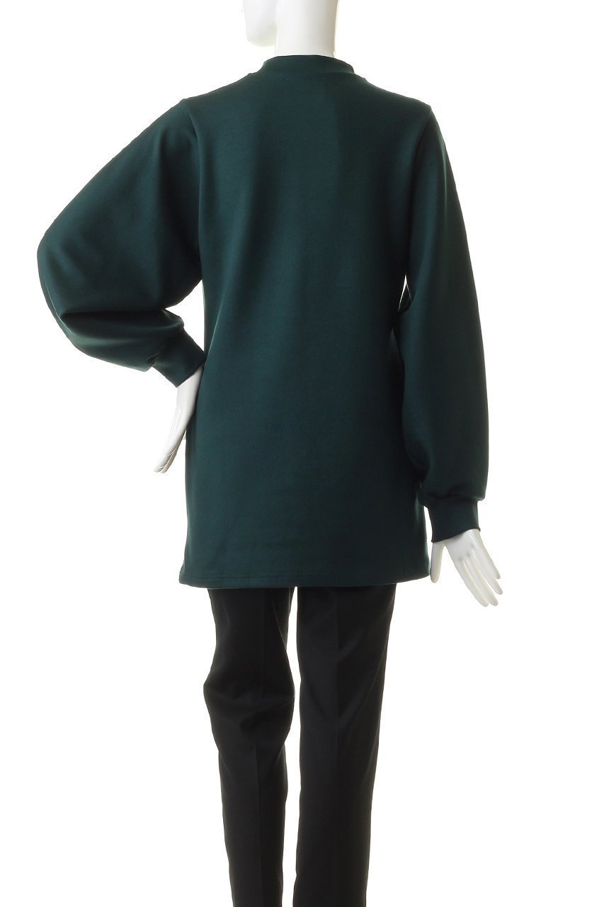 【ミディウミソリッド/MIDIUMISOLID】のパフスリーブチュニック 人気、トレンドファッション・服の通販 founy(ファニー) 　ファッション　Fashion　レディースファッション　Fashion for Women　ワンピース　Dresses　チュニック　Tunic Tops & Dresses　シェイプ　Shape, Slim Fit　シンプル　Simple, Minimal　スリーブ　Sleeve, Long Sleeve / Short Sleeve　チュニック　Tunic, Long Top　ハイネック　High Neck, Mock Neck　other-4|ID: prp329100004607756 ipo3291000000032903067