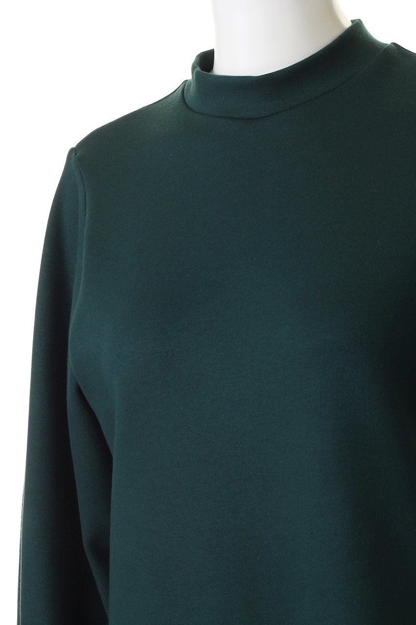 【ミディウミソリッド/MIDIUMISOLID】のパフスリーブチュニック 人気、トレンドファッション・服の通販 founy(ファニー) 　ファッション　Fashion　レディースファッション　Fashion for Women　ワンピース　Dresses　チュニック　Tunic Tops & Dresses　シェイプ　Shape, Slim Fit　シンプル　Simple, Minimal　スリーブ　Sleeve, Long Sleeve / Short Sleeve　チュニック　Tunic, Long Top　ハイネック　High Neck, Mock Neck　other-5|ID: prp329100004607756 ipo3291000000032903070