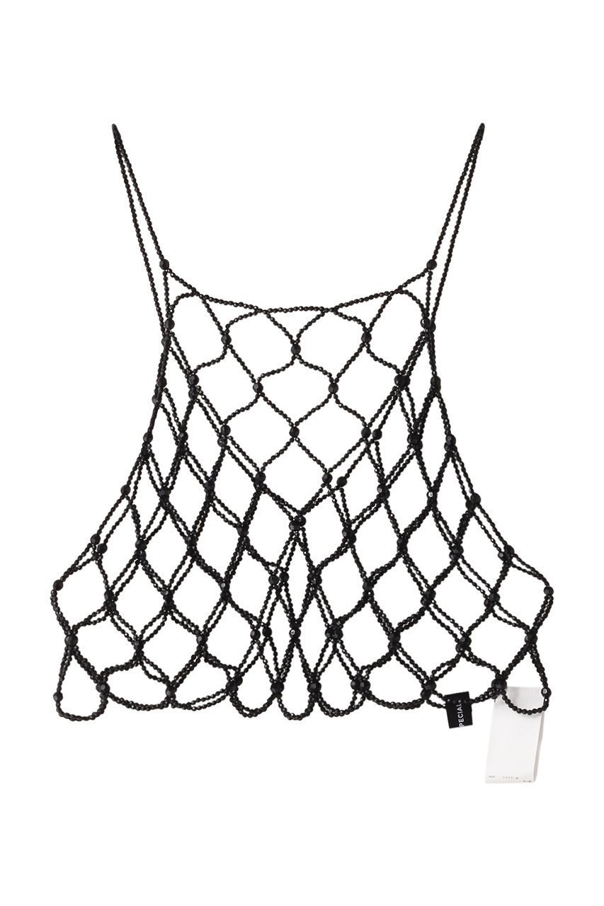 【メゾンスペシャル/MAISON SPECIAL】のBijou Bustier/ビジュービスチェ インテリア・キッズ・メンズ・レディースファッション・服の通販 founy(ファニー) 　ファッション　Fashion　レディースファッション　Fashion for Women　トップス・カットソー　Cut & Sew Tops　キャミソール&ノースリーブ　Camisoles & Sleeveless Tops　シャツ・ブラウス・オフィスカジュアル　Elegant Blouses & Button-Ups　ビスチェ　Bustiers & Corset Tops / Layered Bustier Style　アクセサリー　Fashion Accessories　グラフィック　Graphic, Graphic Design　ノースリーブ　Sleeveless, No-Sleeve　ビジュー　Bijou, Jewel-like Accent　BLK(ブラック)|ID: prp329100004607762 ipo3291000000032903400