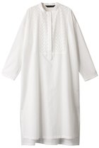 【ミズイロ インド/mizuiro ind】のlace combi shirt OP ワンピース オフホワイト|ID: prp329100004607764 ipo3291000000032903458