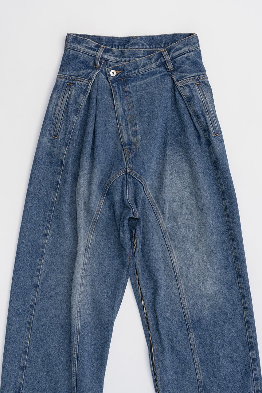【プランク プロジェクト/PRANK PROJECT】のジップオープンデニムパンツ / Zip Open Denim Pants 人気、トレンドファッション・服の通販 founy(ファニー) 　ファッション　Fashion　レディースファッション　Fashion for Women　パンツ　Pants & Trousers　デニムパンツ・ジーンズ・美脚デニム　Denim Jeans & Pants　スリット　Slit, Slit Detail　デニム　Denim, Jeans Material　ヴィンテージ　Vintage Style　other-2|ID: prp329100004607766 ipo3291000000032903761