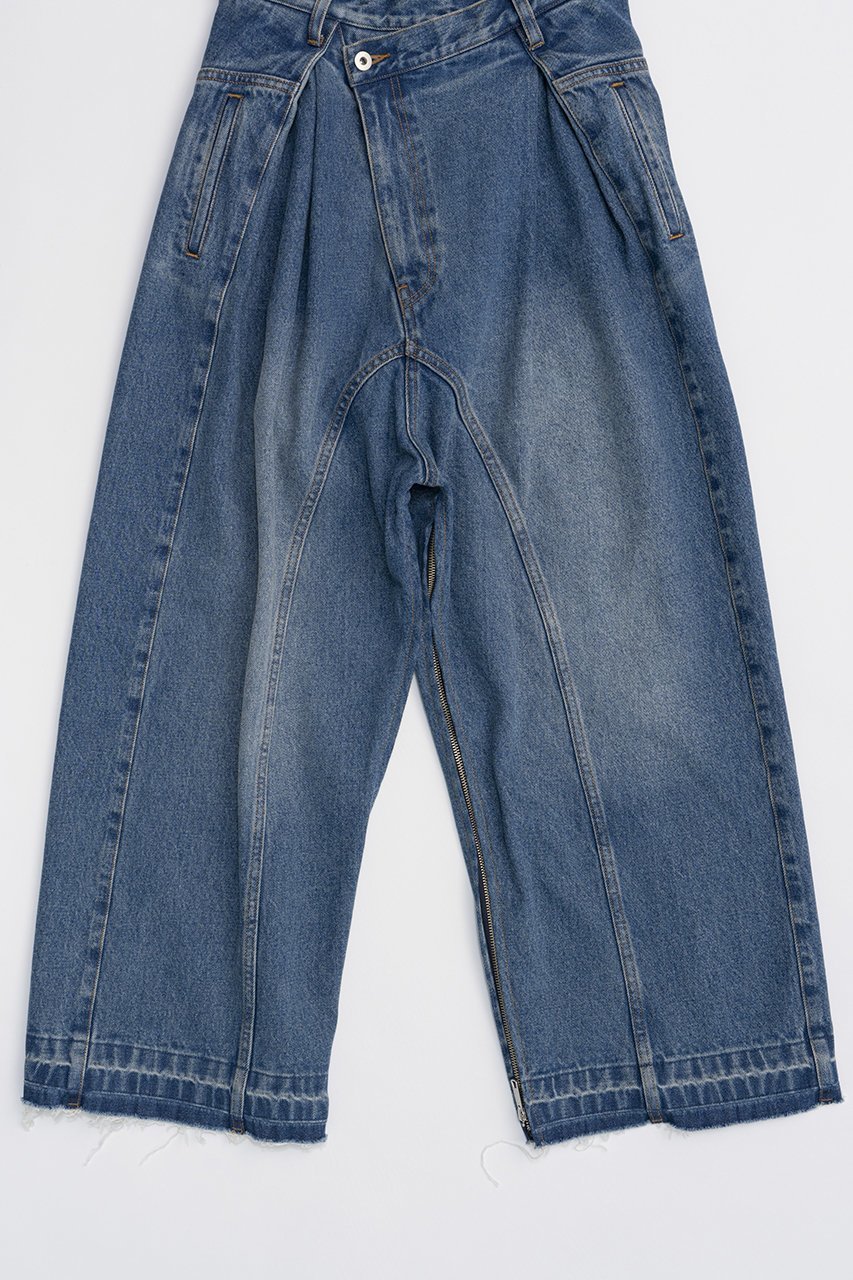 【プランク プロジェクト/PRANK PROJECT】のジップオープンデニムパンツ / Zip Open Denim Pants 人気、トレンドファッション・服の通販 founy(ファニー) 　ファッション　Fashion　レディースファッション　Fashion for Women　パンツ　Pants & Trousers　デニムパンツ・ジーンズ・美脚デニム　Denim Jeans & Pants　スリット　Slit, Slit Detail　デニム　Denim, Jeans Material　ヴィンテージ　Vintage Style　other-3|ID: prp329100004607766 ipo3291000000032903765