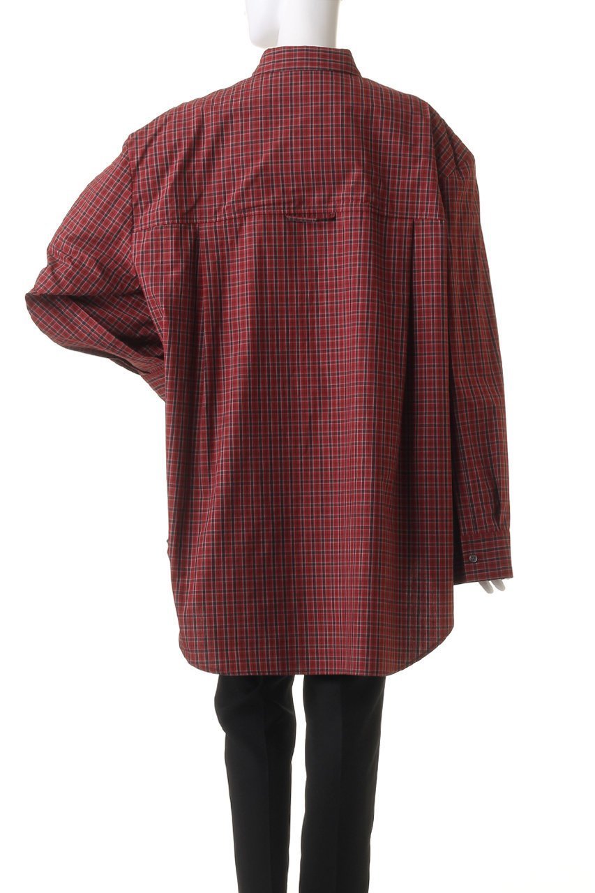 【プランク プロジェクト/PRANK PROJECT】のパワーショルダービッグシャツ / Power Shoulder Big Shirt 人気、トレンドファッション・服の通販 founy(ファニー) 　ファッション　Fashion　レディースファッション　Fashion for Women　トップス・カットソー　Cut & Sew Tops　シャツ・ブラウス・オフィスカジュアル　Elegant Blouses & Button-Ups　おすすめ　Recommended / Our Picks　インナー　Innerwear　キャミソール　Camisole, Spaghetti Strap Top　ショルダー　Shoulder, Shoulder Strap　ジャケット　Jacket, Outerwear　スリーブ　Sleeve, Long Sleeve / Short Sleeve　タイプライター　Typewriter Fabric, Crisp Cotton　チェック　Check, Plaid, Tartan　デニム　Denim, Jeans Material　ピーチ　Peach, Soft Touch　メランジ　Melange, Mixed Yarn　モノトーン　Monotone, Black and White　ロング　Long, Long-Length　ワイド　Wide, Wide Fit　other-4|ID: prp329100004607769 ipo3291000000034422395