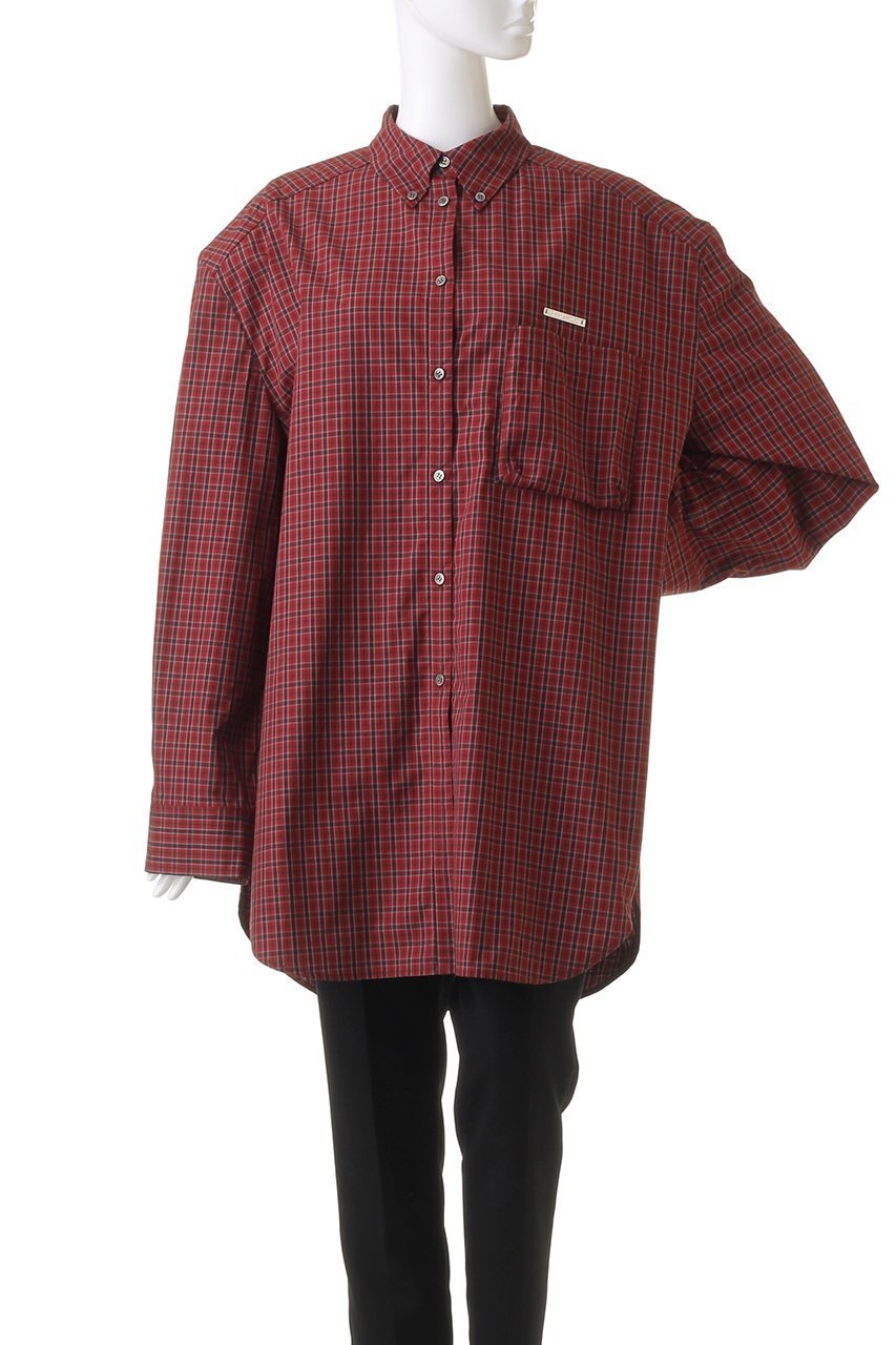 【プランク プロジェクト/PRANK PROJECT】のパワーショルダービッグシャツ / Power Shoulder Big Shirt 人気、トレンドファッション・服の通販 founy(ファニー) ファッション Fashion レディースファッション Fashion for Women トップス・カットソー Cut & Sew Tops シャツ・ブラウス・オフィスカジュアル Elegant Blouses & Button-Ups おすすめ Recommended / Our Picks インナー Innerwear キャミソール Camisole, Spaghetti Strap Top ショルダー Shoulder, Shoulder Strap ジャケット Jacket, Outerwear スリーブ Sleeve, Long Sleeve / Short Sleeve タイプライター Typewriter Fabric, Crisp Cotton チェック Check, Plaid, Tartan デニム Denim, Jeans Material ピーチ Peach, Soft Touch メランジ Melange, Mixed Yarn モノトーン Monotone, Black and White ロング Long, Long-Length ワイド Wide, Wide Fit other-2|ID: prp329100004607769 ipo3291000000035387398